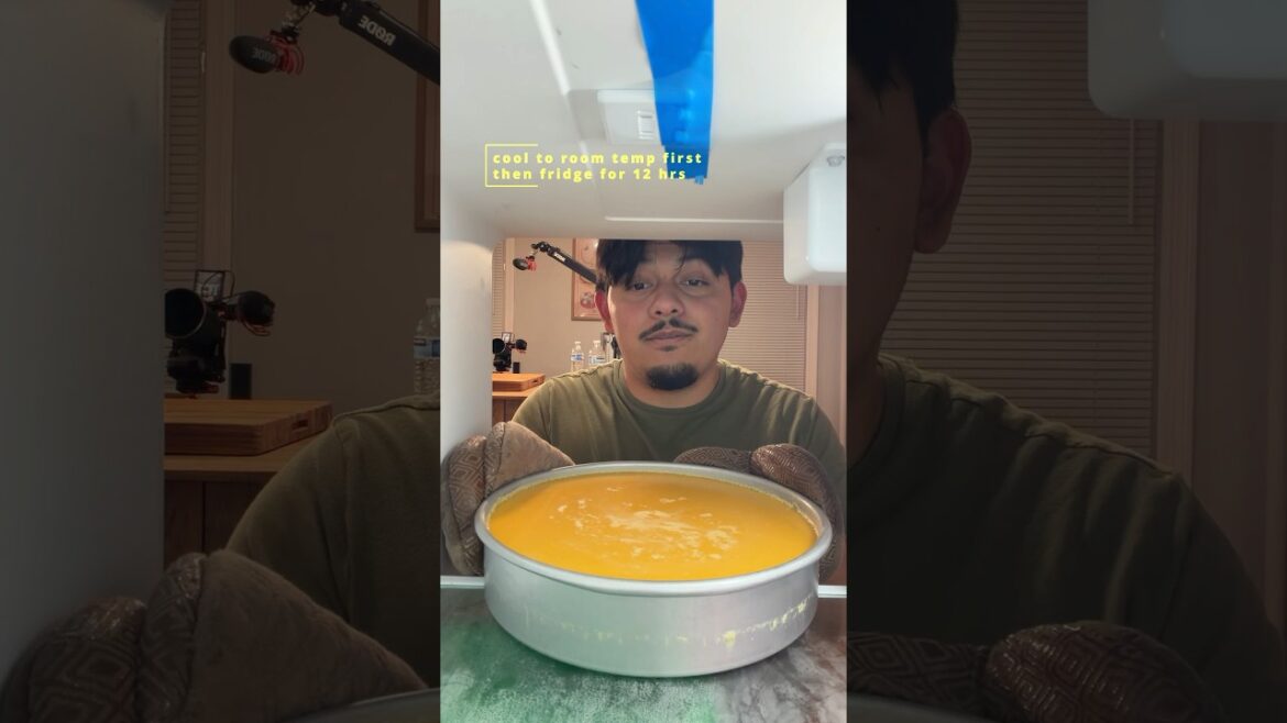 Giant flantasy flan #baking