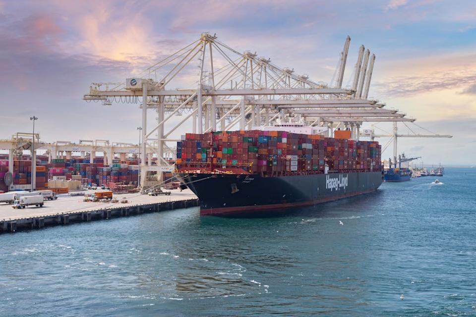 <span class="caption">Before the crisis began, ports like Jebel Ali in the UAE were seeing millions of containers of goods passing through them every year.</span> <span class="attribution"><a class="link " href="https://www.shutterstock.com/image-photo/jebel-ali-united-arab-emirates-march-2147531035?trackingId=fbc43ae2-9865-4b91-9ec3-61b09464f4c1&listId=searchResults" rel="nofollow noopener" target="_blank" data-ylk="slk:Druid007/Shutterstock;elm:context_link;itc:0;sec:content-canvas">Druid007/Shutterstock</a></span>