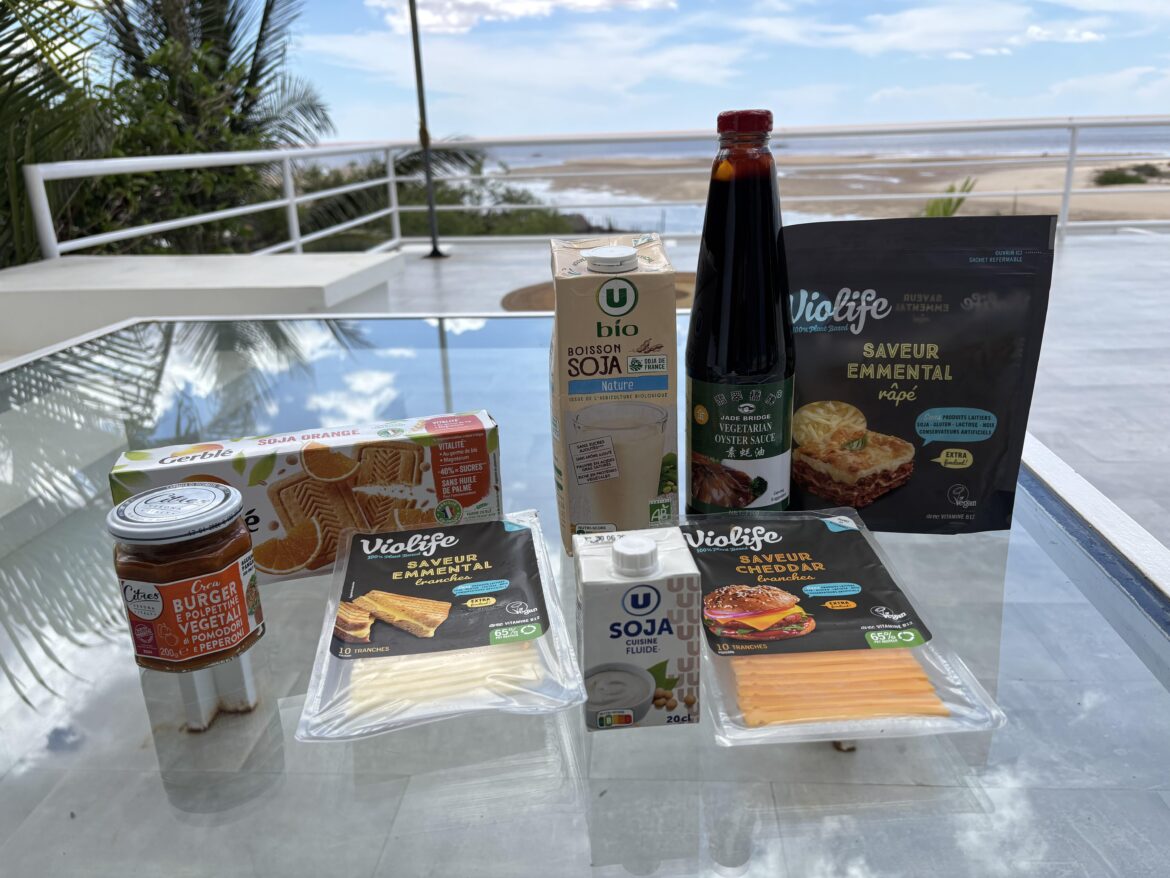 Cannot believe all this vegan stuff I found in Madagascar