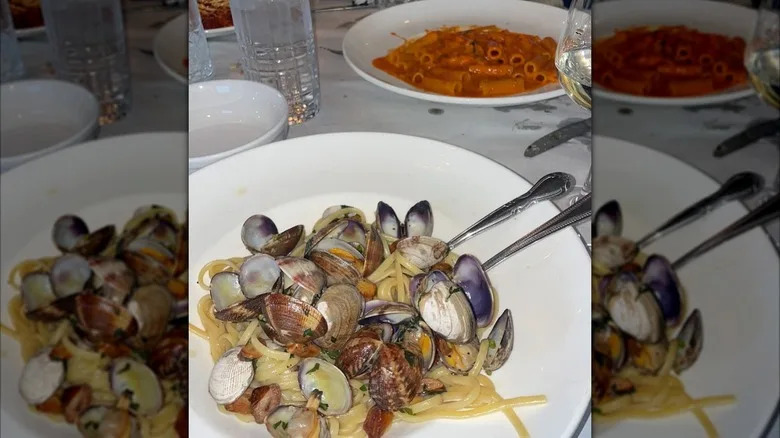 linguine pescatore at enzo & lucia in illinois
