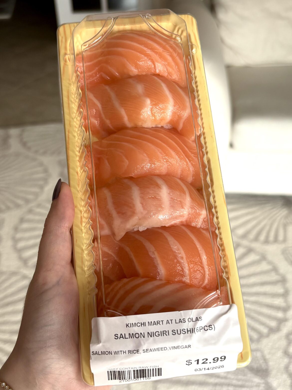 Not too terrible for grocery store fish imo