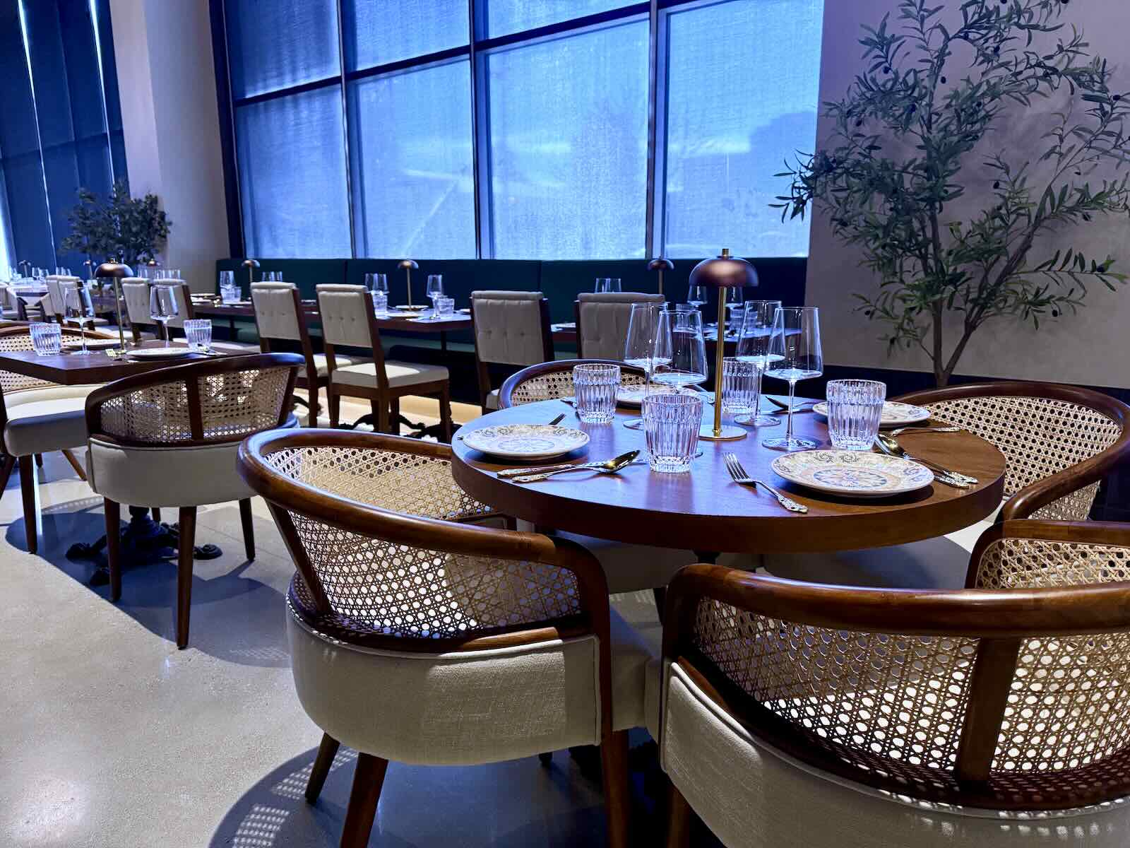 A peek at the dining room