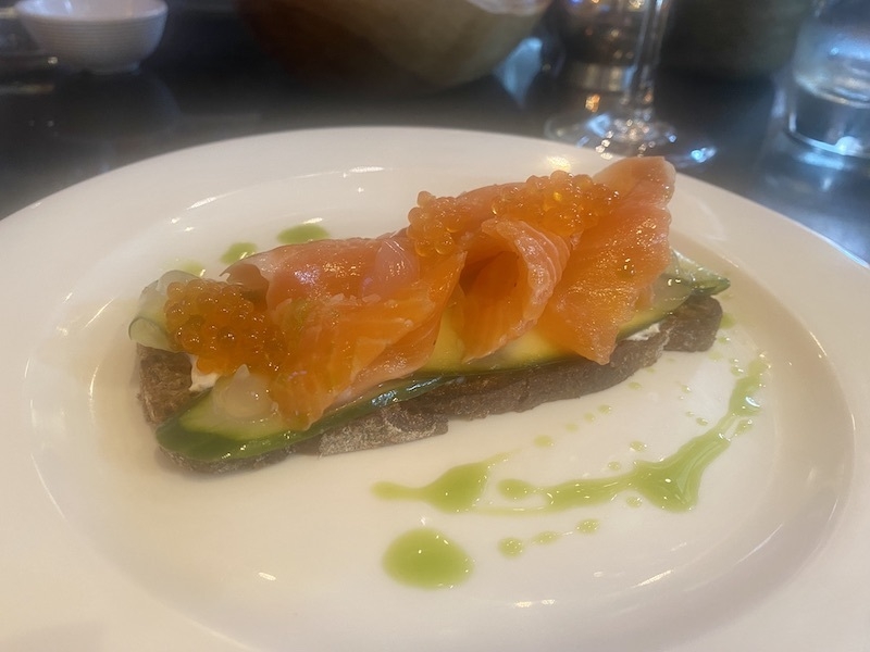 2023 06 26 La Brasserie  Cured Trout