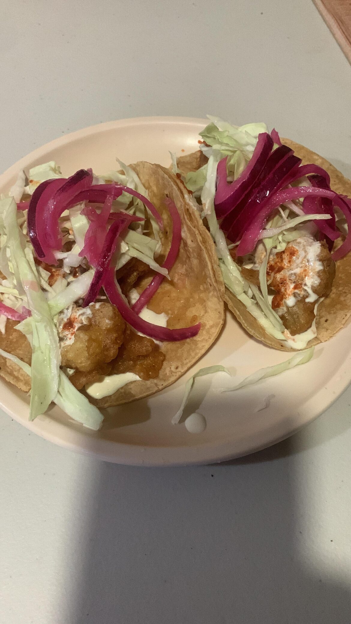 Baja Coliflower Tacos