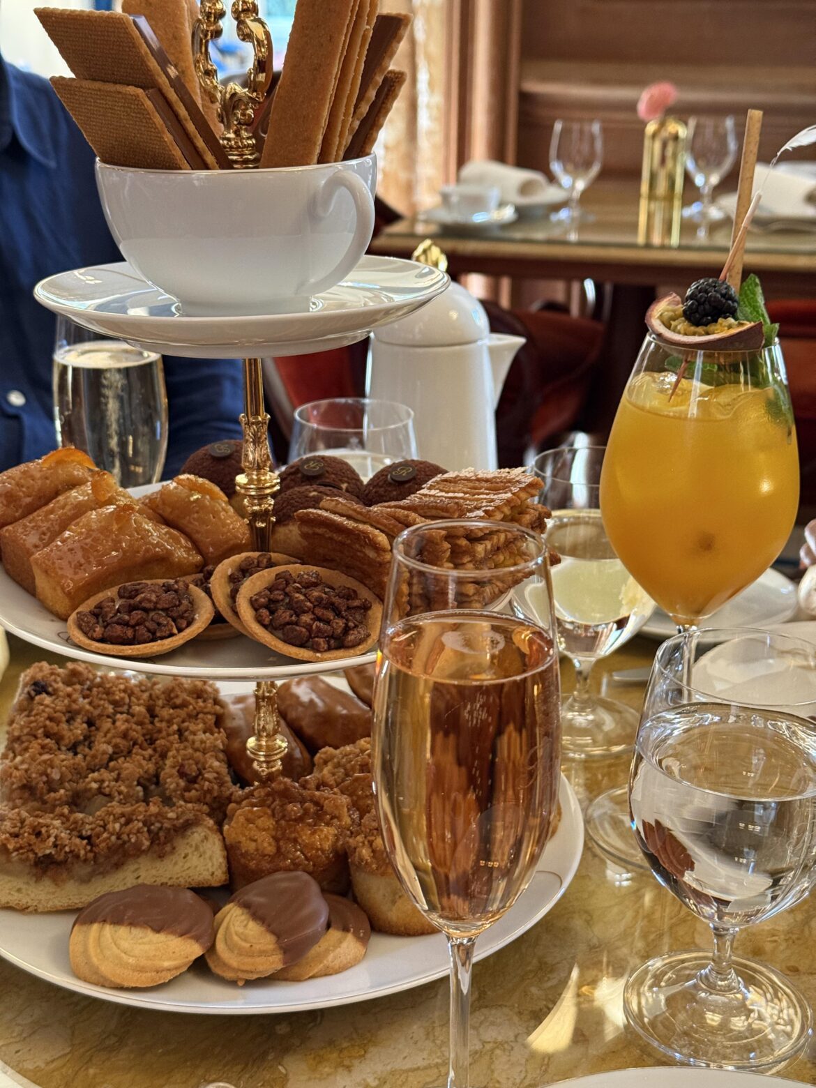 [i ate] a tea time at the Ritz in Paris