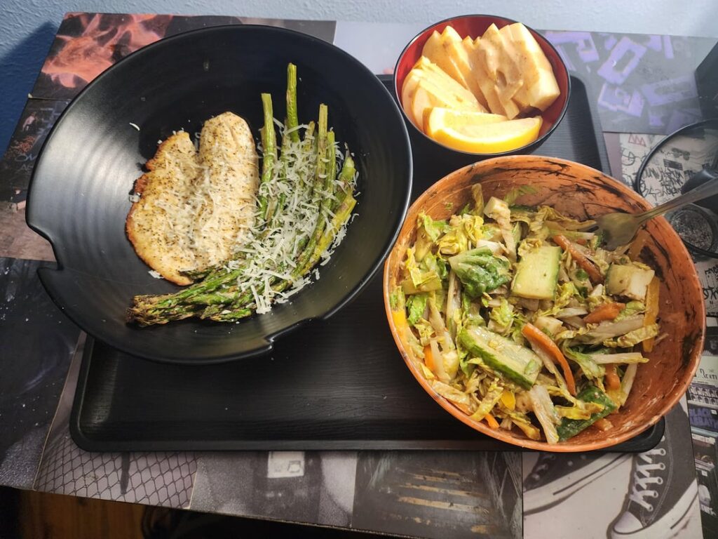 Clearing out my fridge dinner