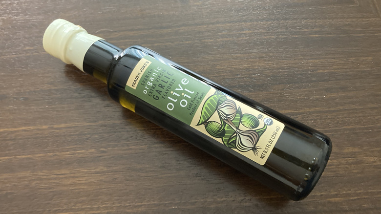 Spanish extra virgin garlic olive oil