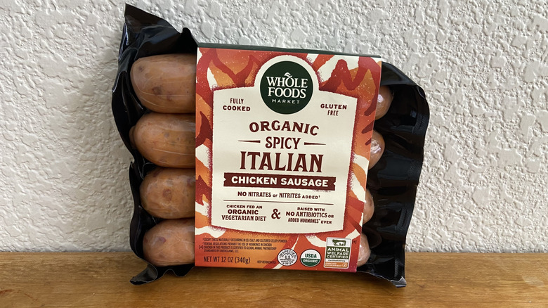 whole foods italian sausage package