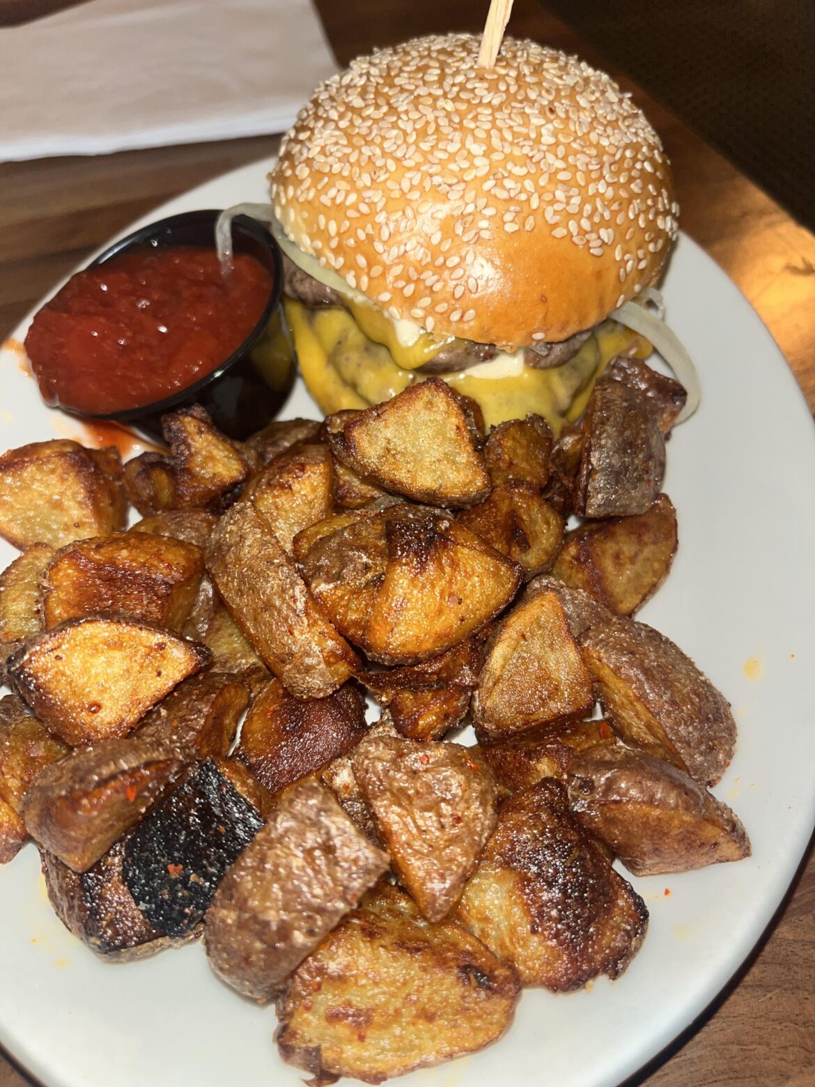 $10 bucks for all this at my local bar (burger night deal)