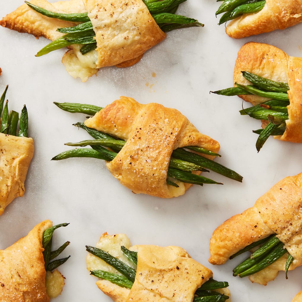 brie and green bean bundles