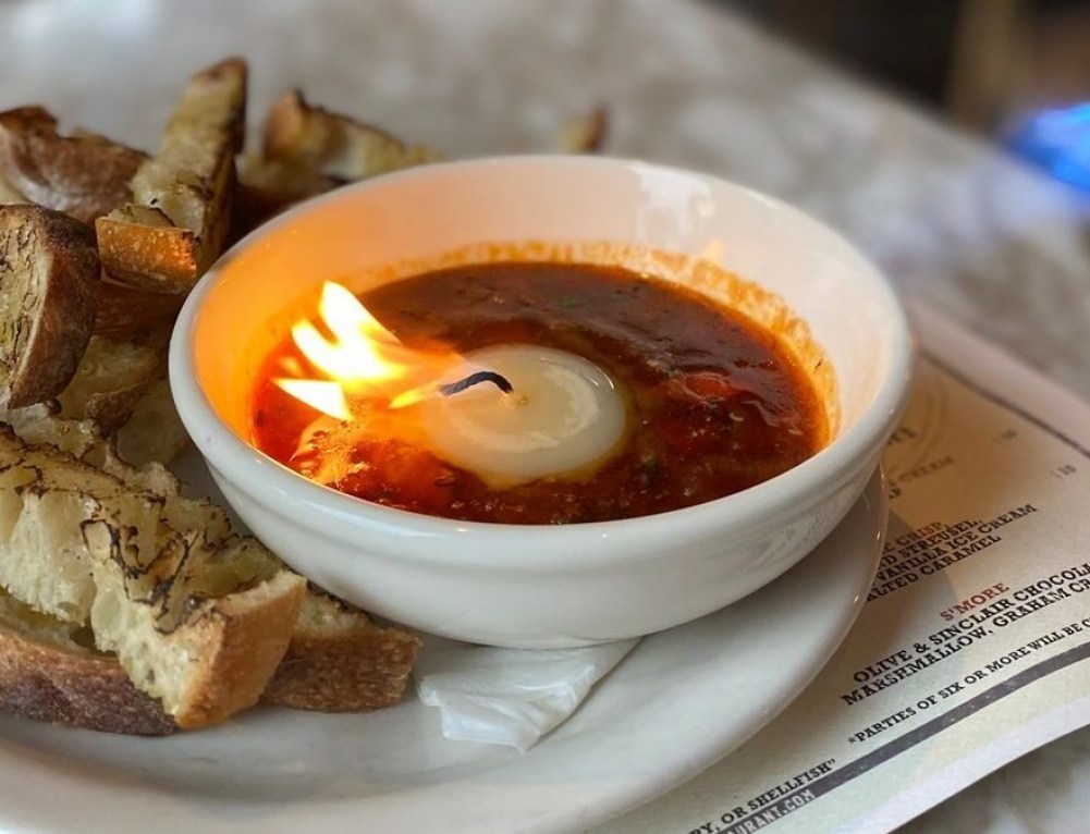 275300023 1756047344585115 3038178615834248704 n edited 1 7 unique appetizers you need to try in Birmingham including OvenBird's beef fat candle