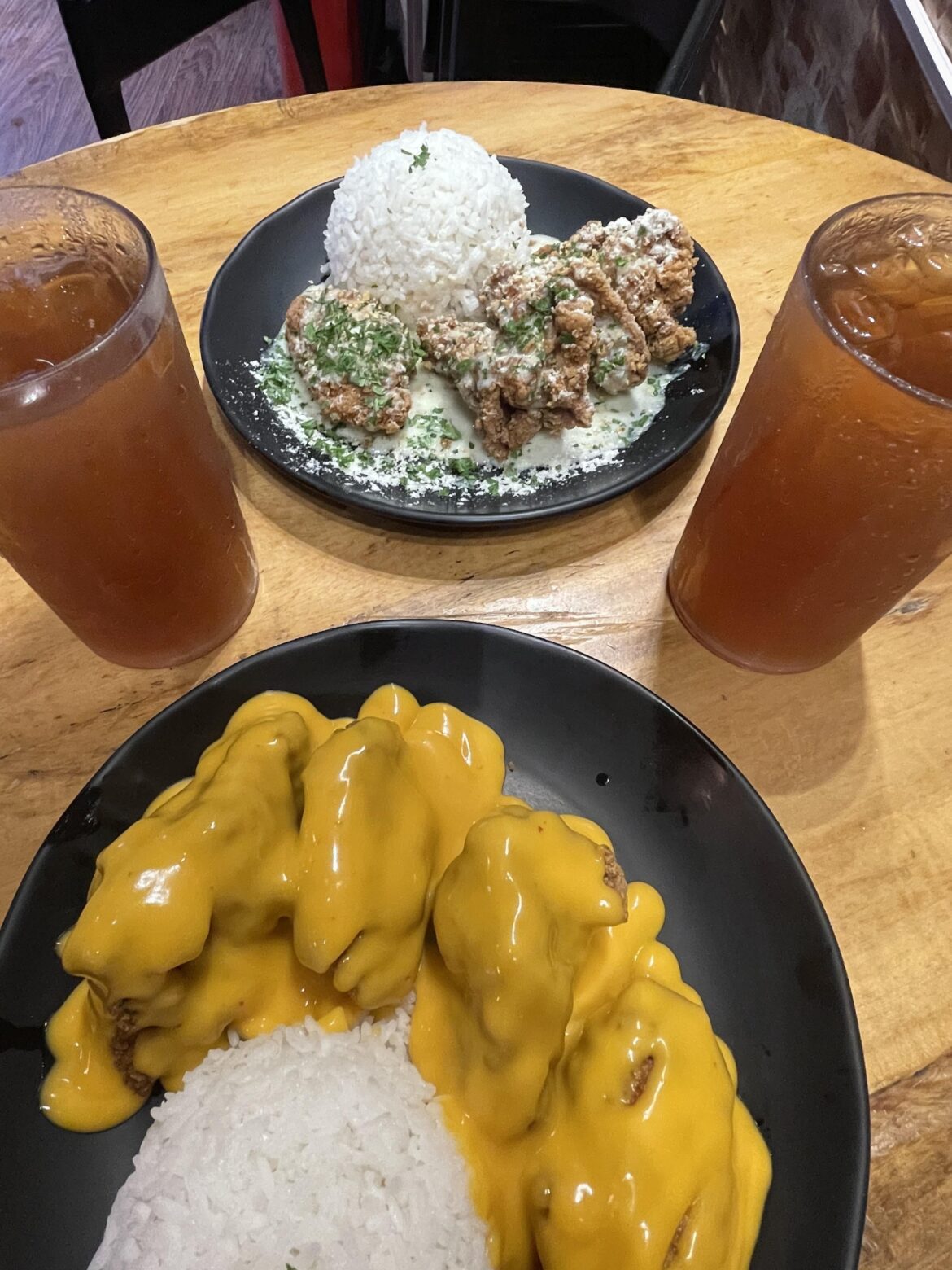best loaded mustard and garlic parmesan chicken wings i’ve tried so far💯
