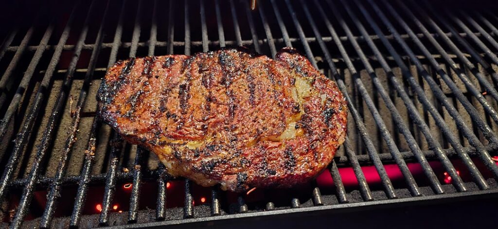 Reverse seared ribeye Reverse seared ribeye