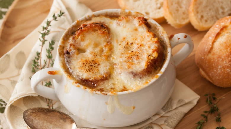 Classic French onion soup