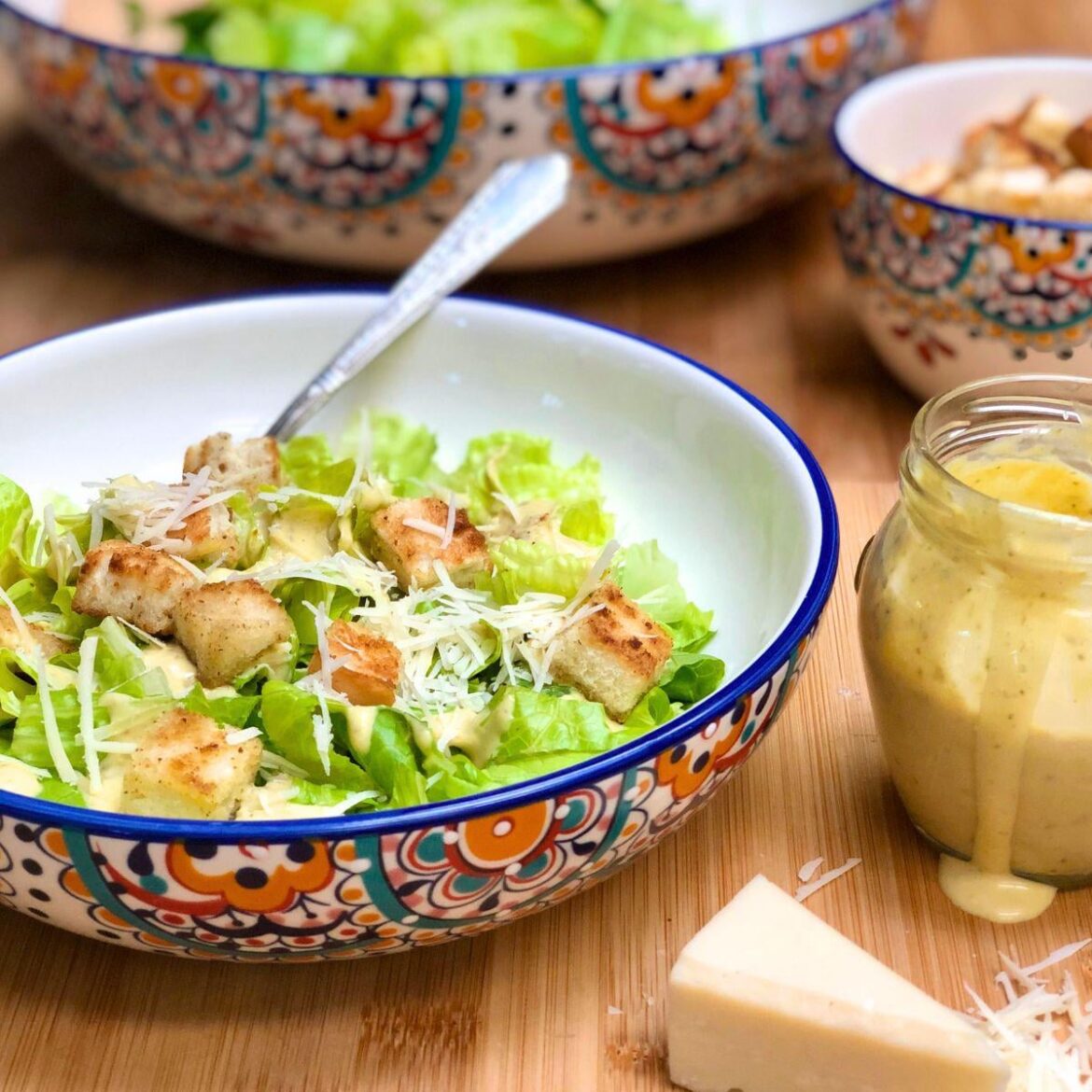 Vegan Caesar Salad 🌱it’s all about the dressing