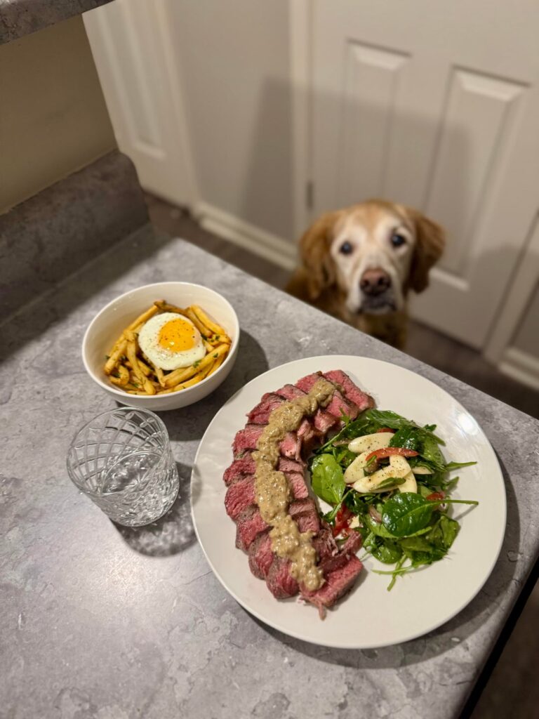 Multiple steaks, same old man ❤️