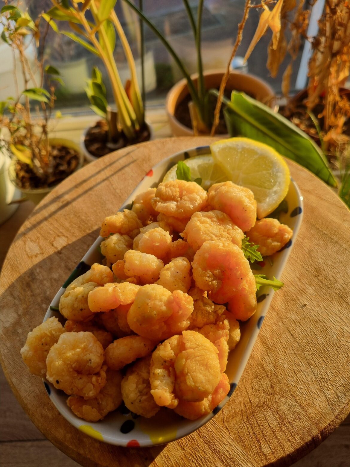 [OC] crispy fried shrimp