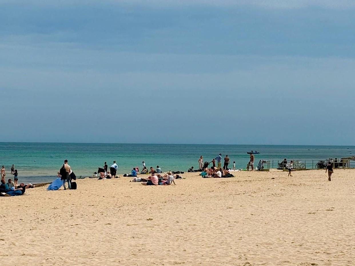 Pane e Pomodoro Beach.