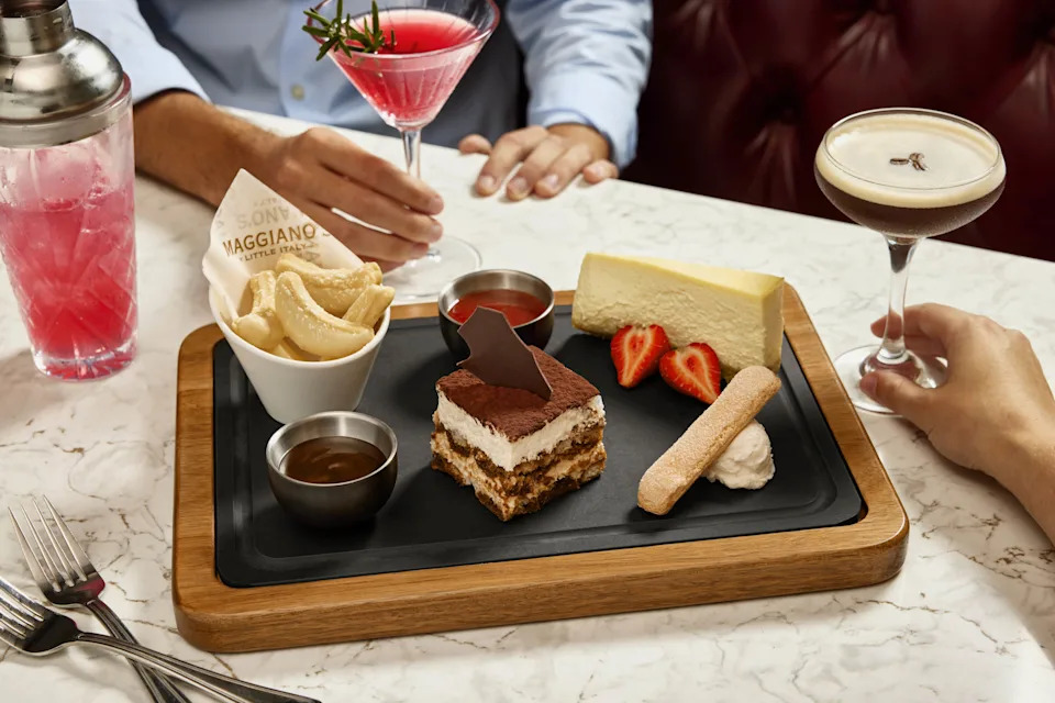 Dessert Trio as a new item on Maggiano's menu