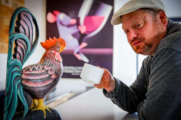 Nick Ronan, chef and owner of Brigitte Bistro in Petaluma. Photographed on Wednesday, March 13, 2024. (Crissy Pascual / Petaluma Argus-Courier)