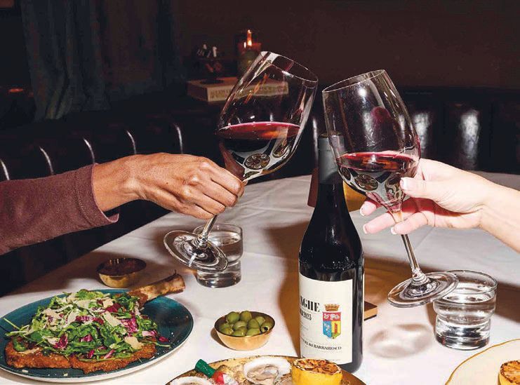 Cheers to good food at The Bank Bar PHOTO BY: ANGIE WEBB