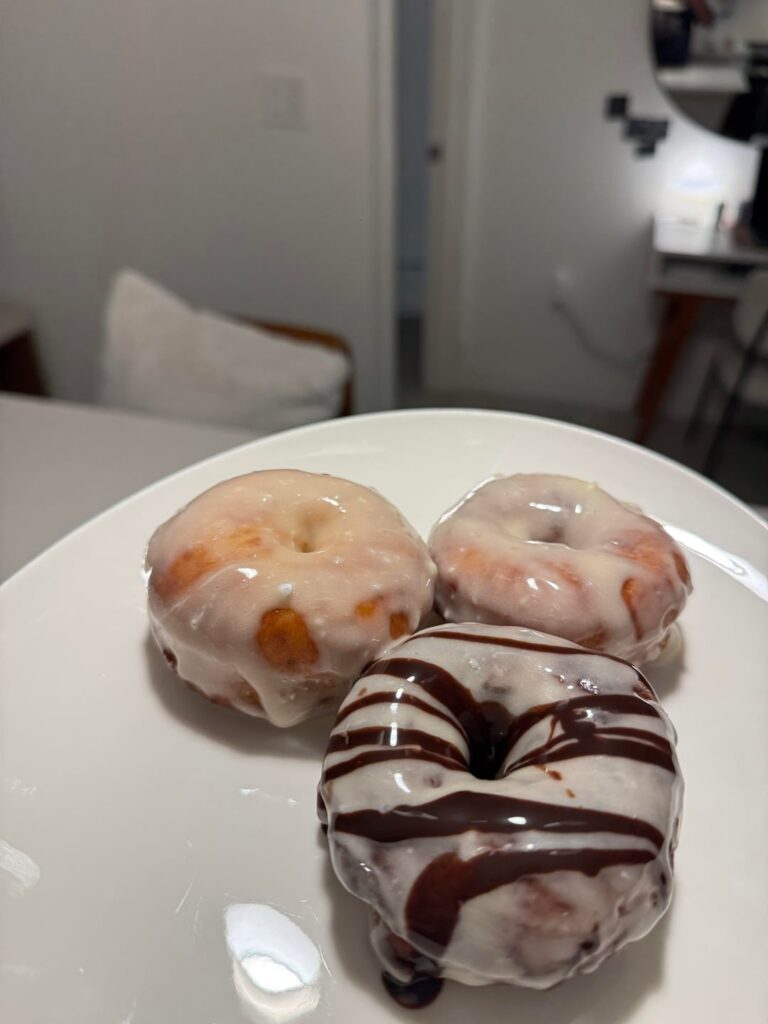 First time making donuts from scratch - how did I do?