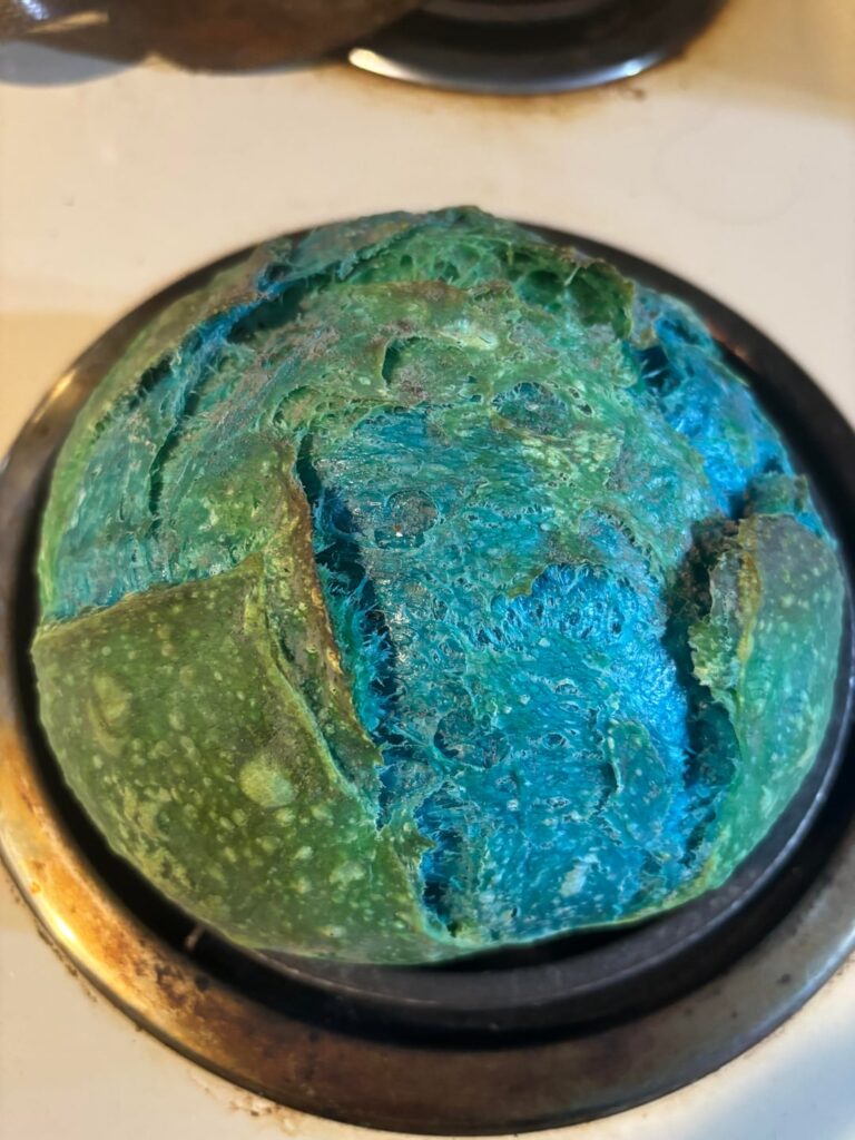 I baked the Earth again. This time it has a core.