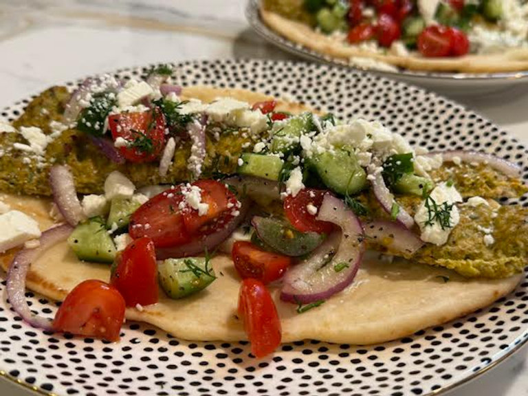 Chicken sheet pan kabobs bring all the flavors of the Mediterranean. Advertisement