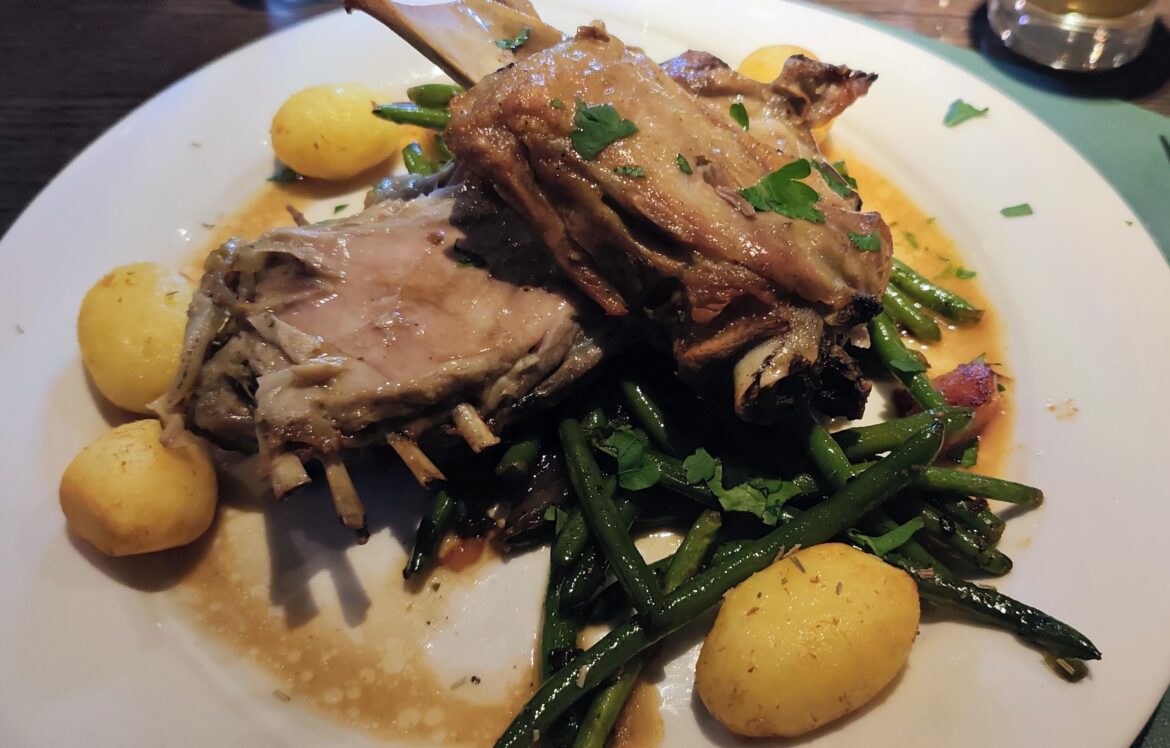 Goat, at a local greek restaurant