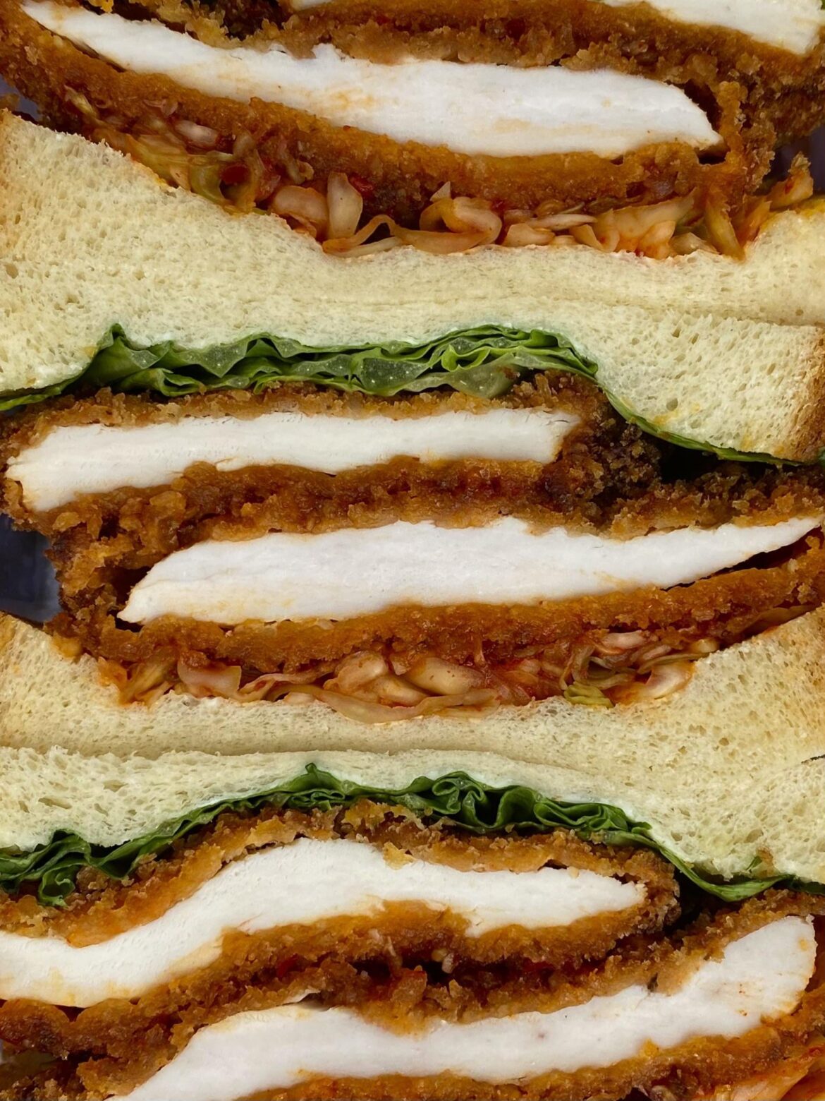 Spicy chicken sando