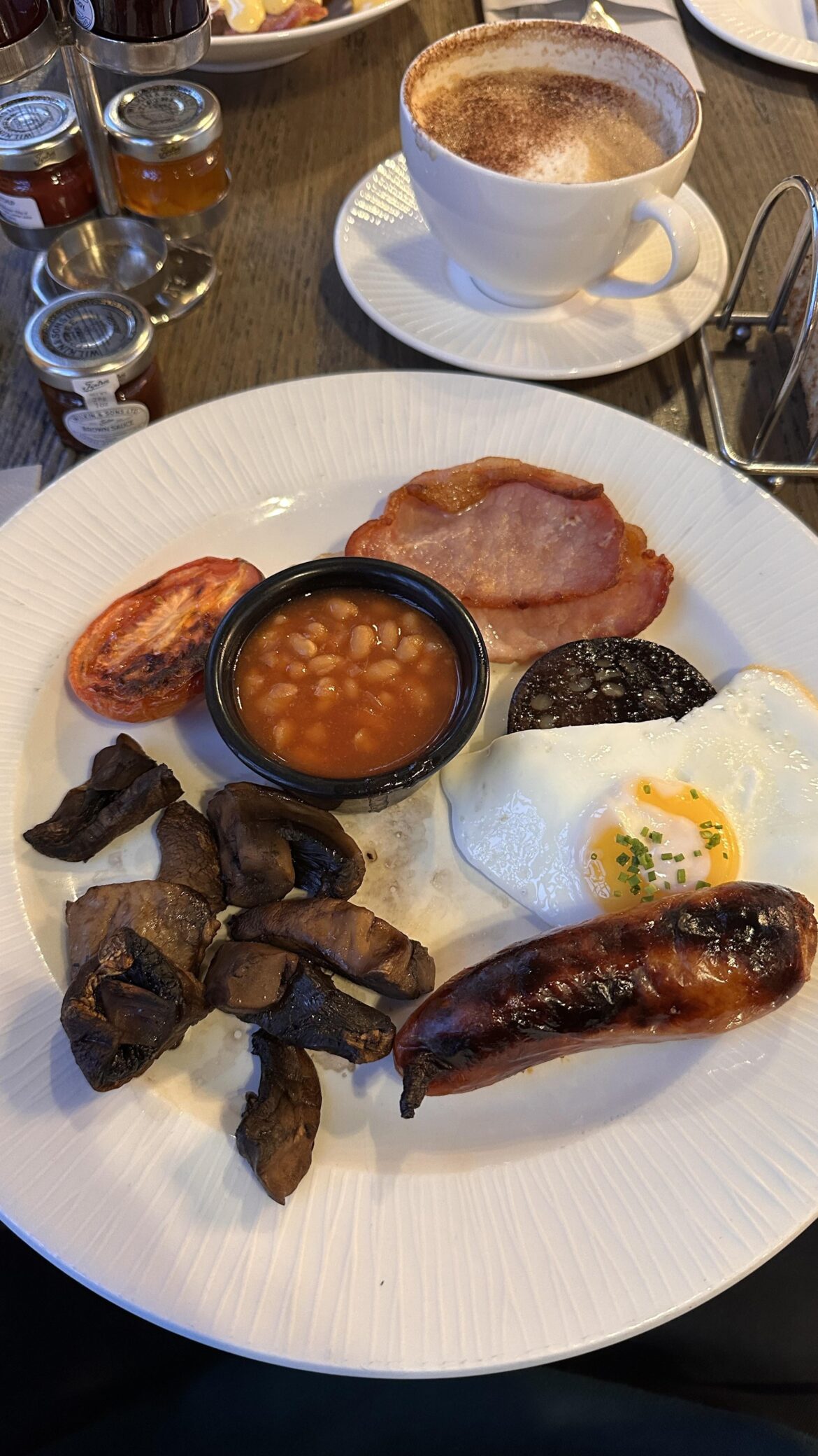 £18 - “Traditional Lancashire breakfast”