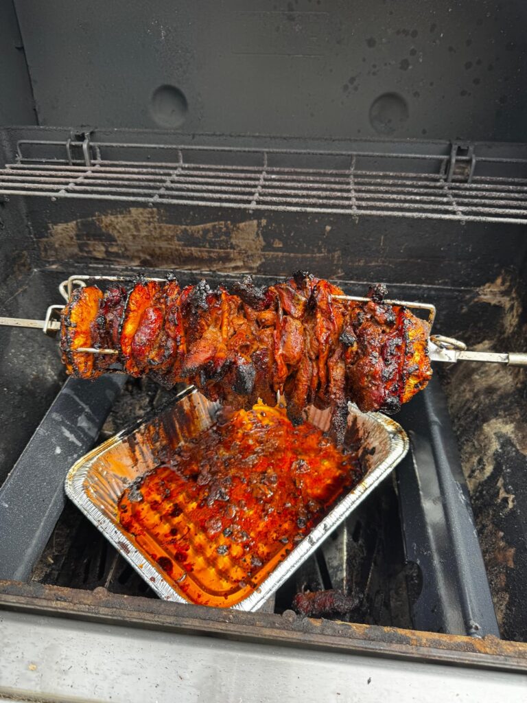 Al pastor on genesis ii rotisserie