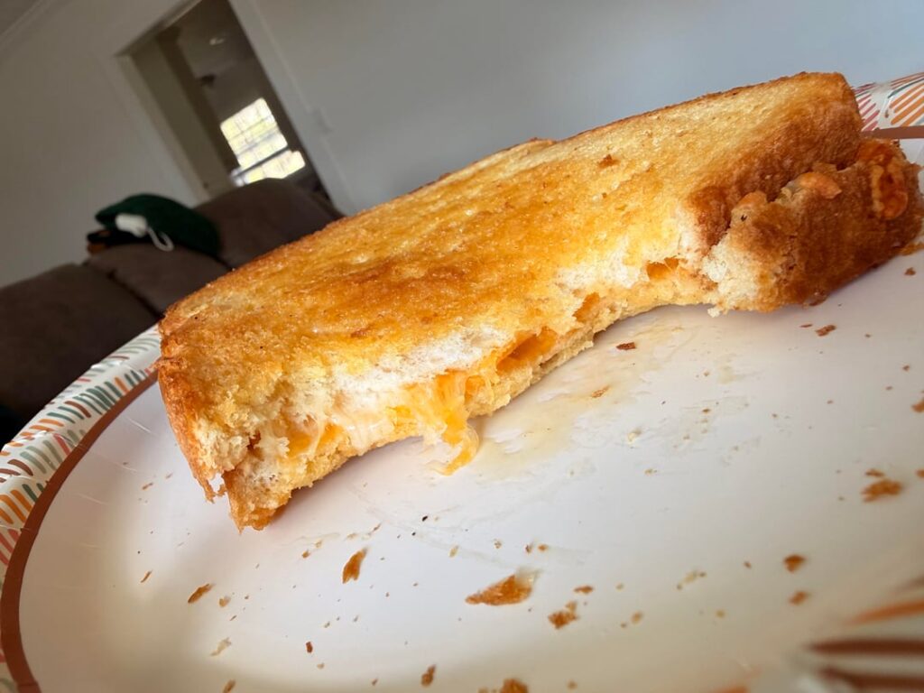 nothing like an air fryer grilled cheese