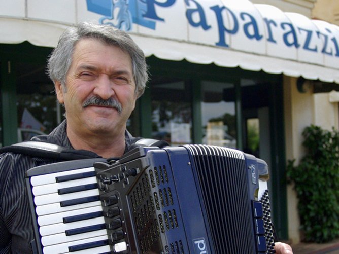 Mario Messineo was known for his accordion playing at the restaurant.