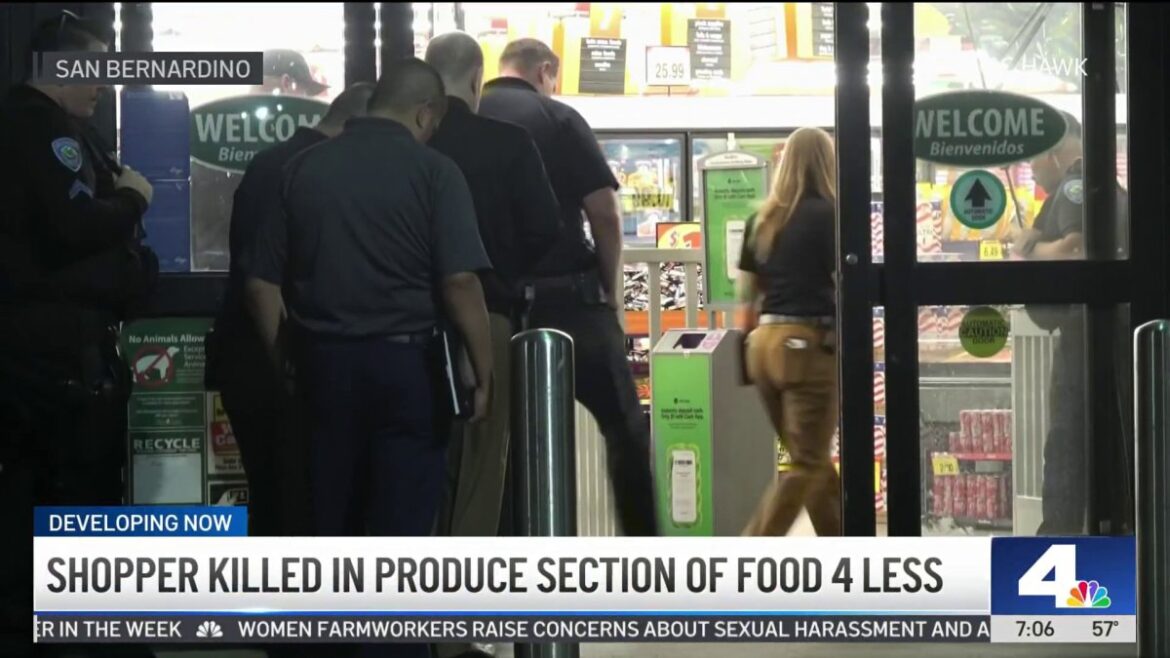 Shopper killed in produce section of Food 4 Less – NBC Los Angeles