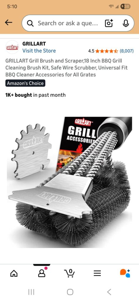 OK to use on 304 SS grate?