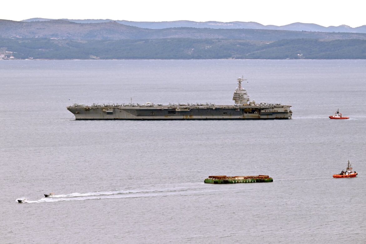 Trump’s Iran war ripples through world economy The world's largest aircraft carrier USS Gerald R. Ford, that has been part of Middle East war operations, arrives in the Croatian coastal city of Split for a scheduled port visit and maintenance stop on March 28, 2026.