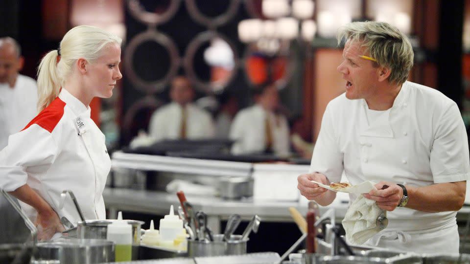 Chef Gordon Ramsay during an episode of the popular show "Hell's Kitchen." - Patrick Wymore/20th Century Fox/Everett Collection