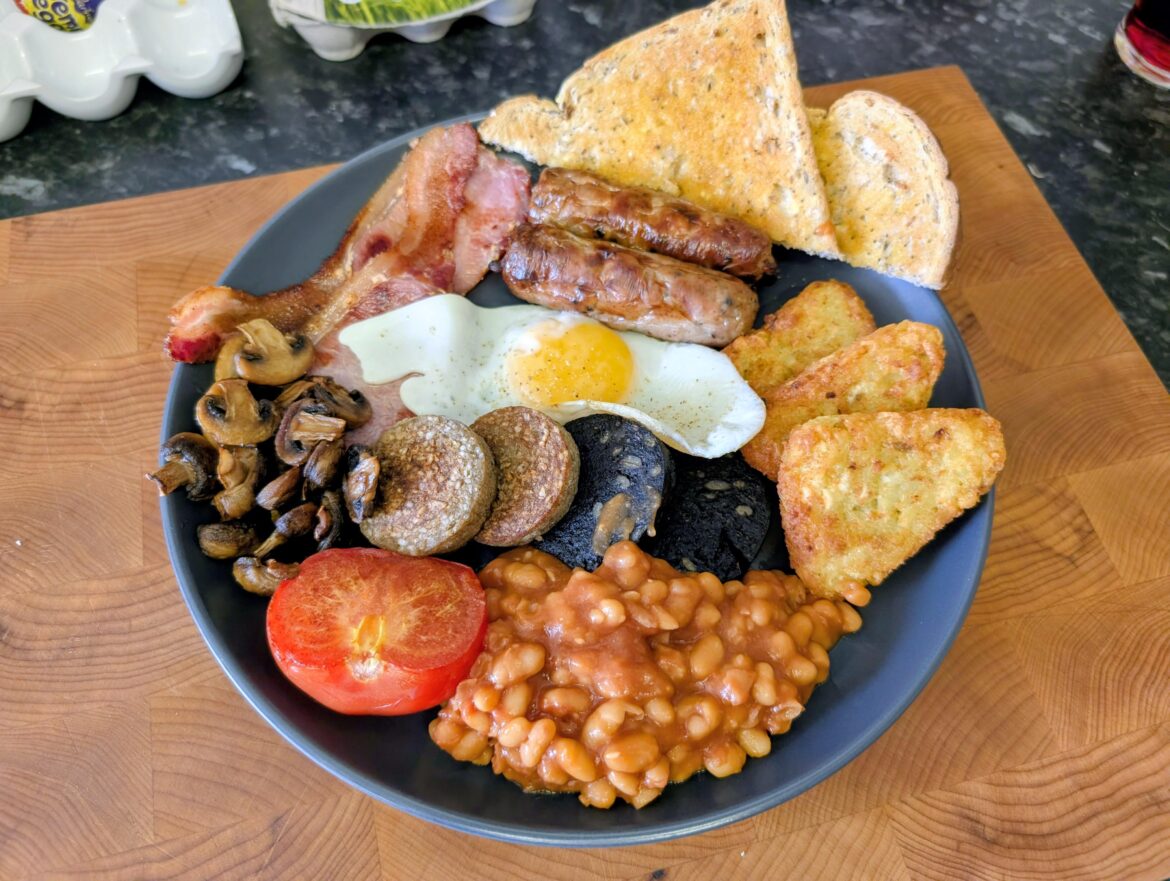 Finally had the time for a proper fry up Finally had the time for a proper fry up