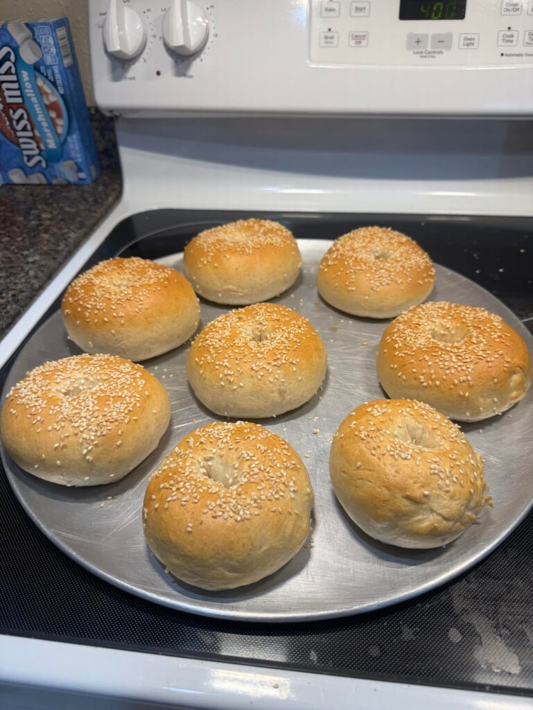 I perfected my bagels!