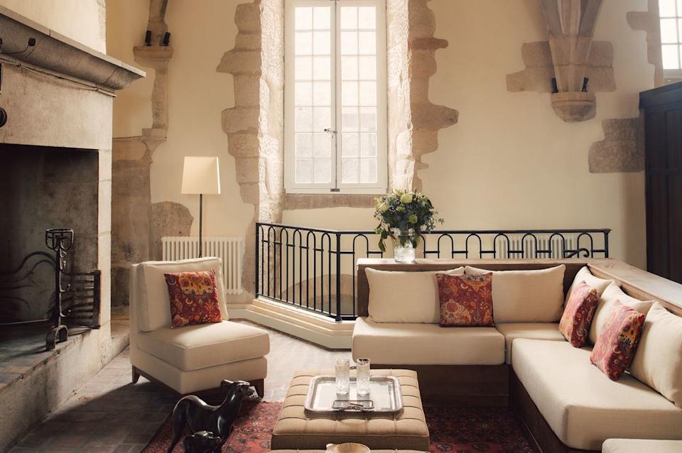 The hotel lobby.Credit: Jules Focone/Les Sources de Vougeot