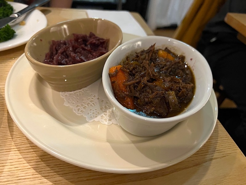 Beef Bordelaise At Stretford Canteen French Restaurant Manchester