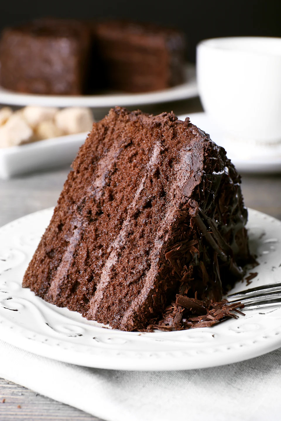 Chocolate cassis cake