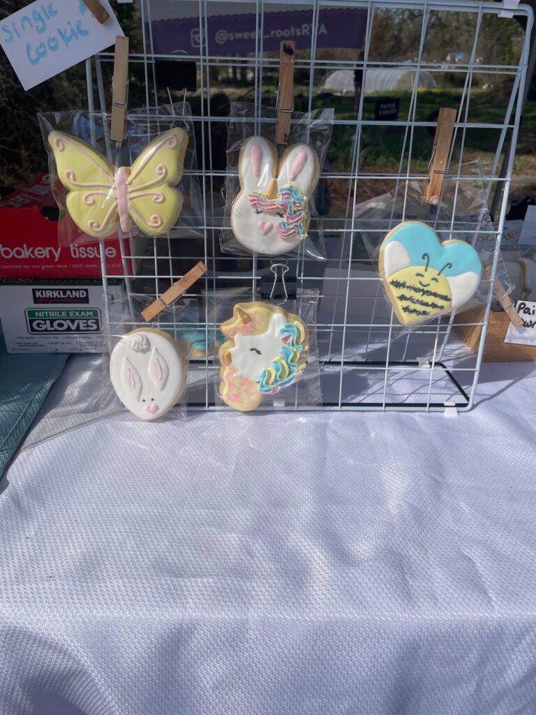 Cookies I sold at spring market