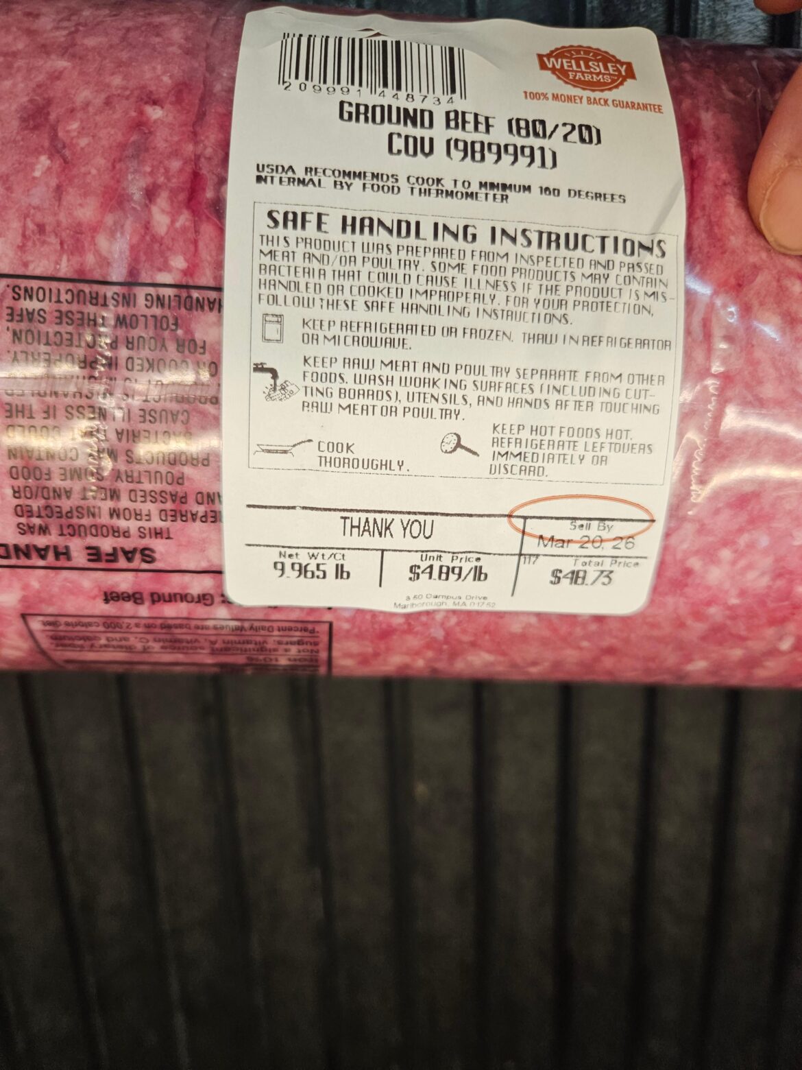 Is $4.89/lb a good price for 80/20 ground beef?