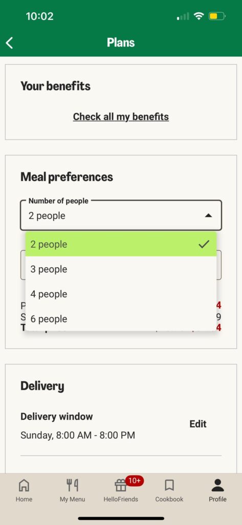 Experiences with doing meals for 3?