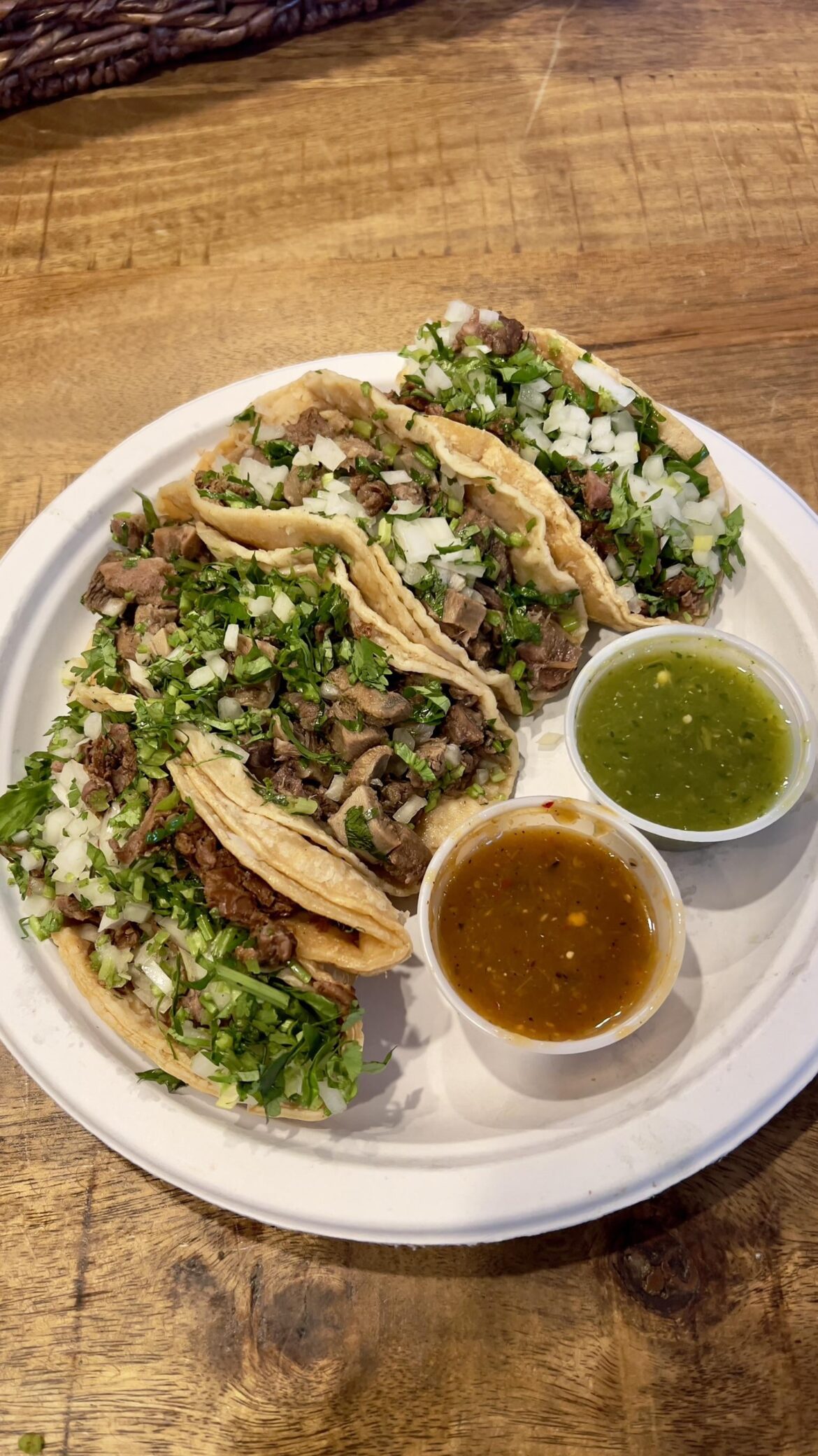 Paco’s Tacos. 43rd/Archer. Tacos de Asada y Tacos de Lengua. IYKYK.