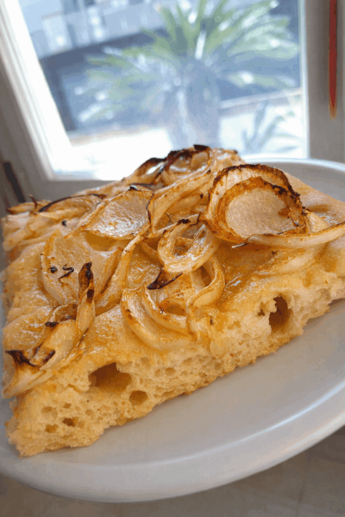 Focaccia with onions!