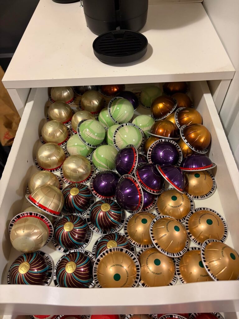 Got a Nespresso two weeks ago to cut down on my coffee spending — now I’m having 2-4 pods a day, so I’m not sure if it’s working out the way I intended