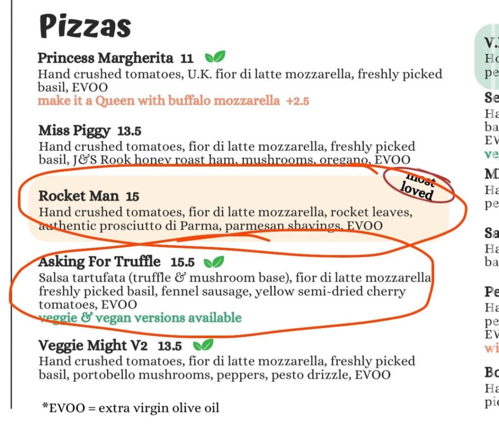 Calories in either of these neapolitan pizzas?